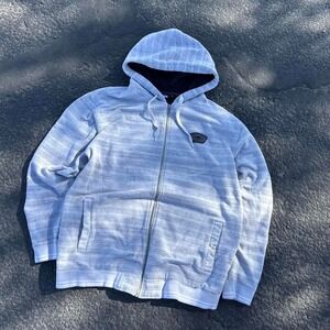 Y2k Vans Zip Up Striped Skate Hoodie Size XL
